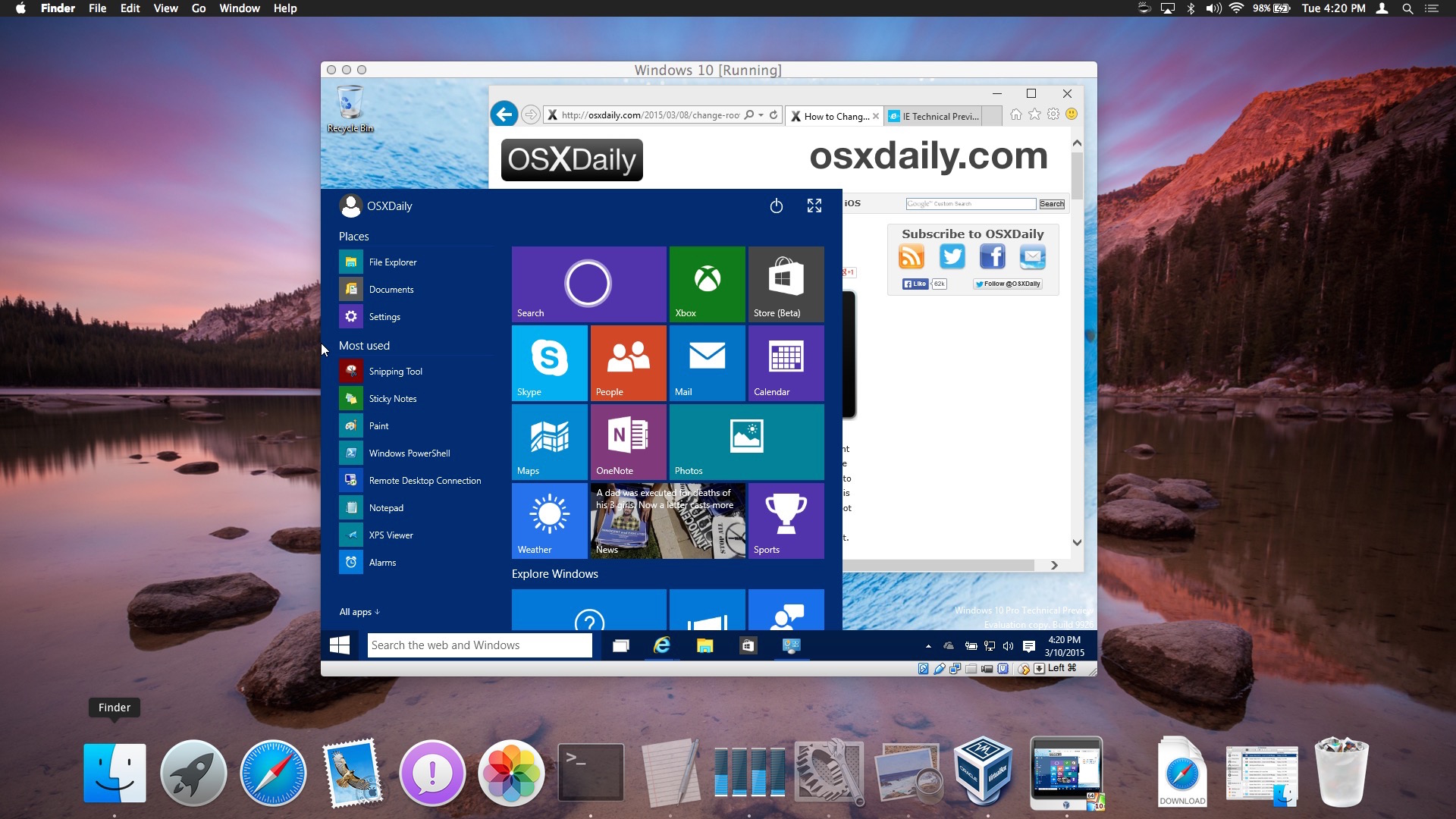 install osx on usb for virtualbox